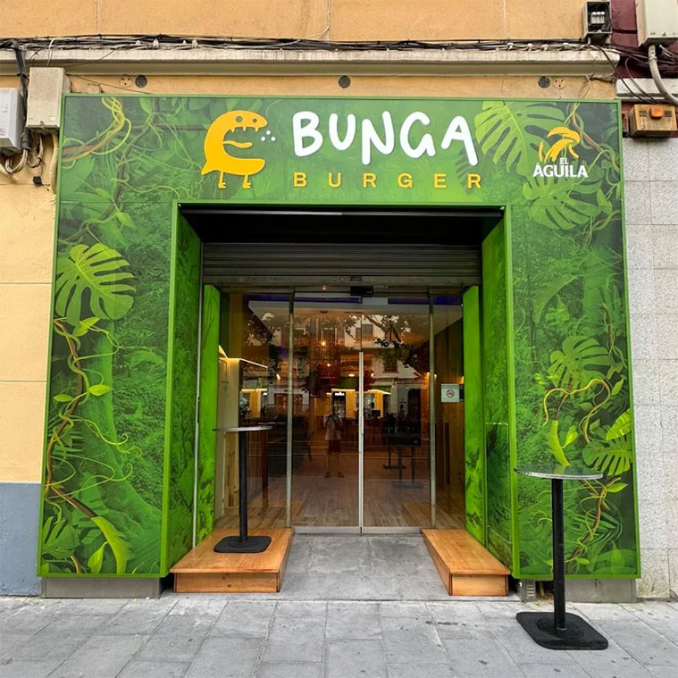 Vista exterior de Bunga Burger Fernando el Católico