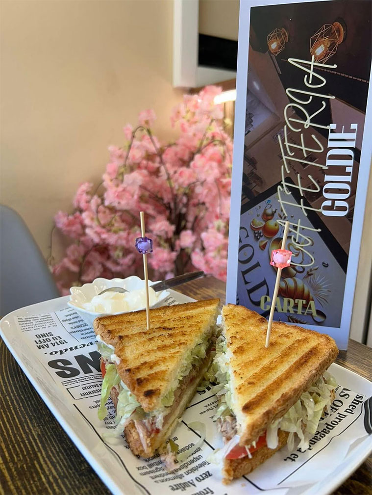 Cafetería Goldie sandwiches