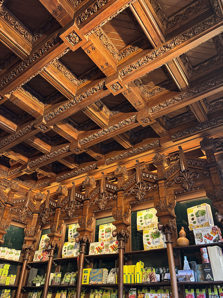 El artesonado de Casa Gavín