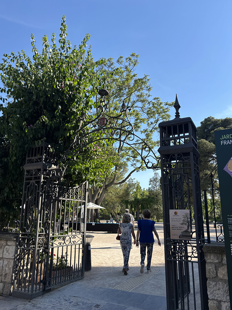 Entrada del Jardín Botánico de Zaragoza