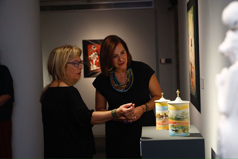 Exposición Lola Royo Visiones sesgadas en el Torreón Fortea Zaragoza