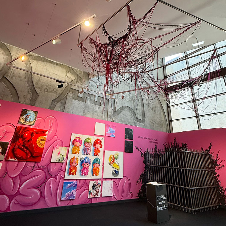 Exposición espacio tránsito Comic in Contemporary Art