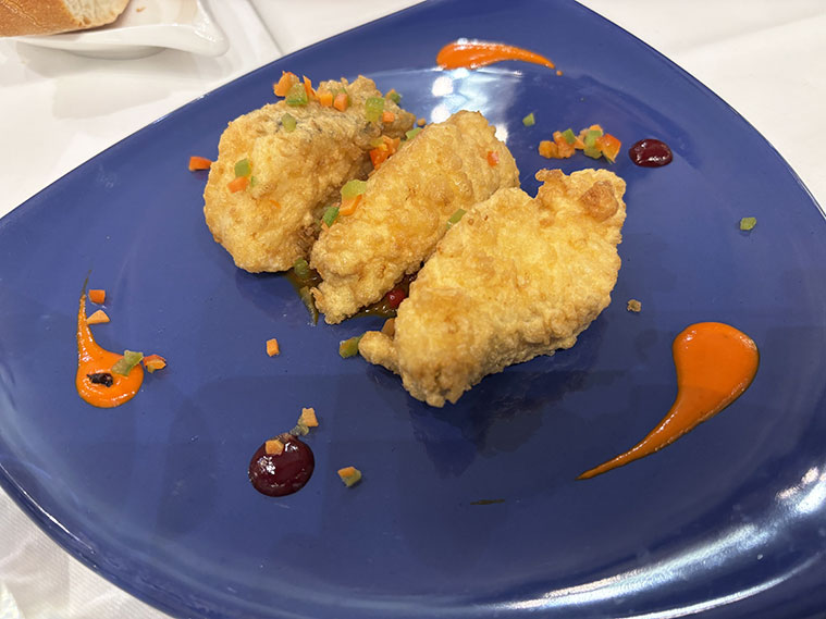 Restaurante Casa Lac medallones pescado
