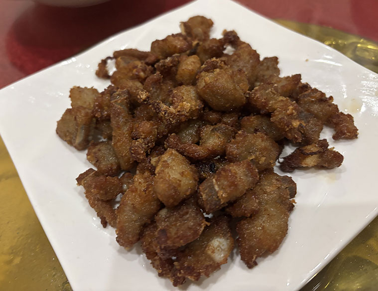 Restaurante Dos de Mayo Wen Zhou Shi Fu plato principal