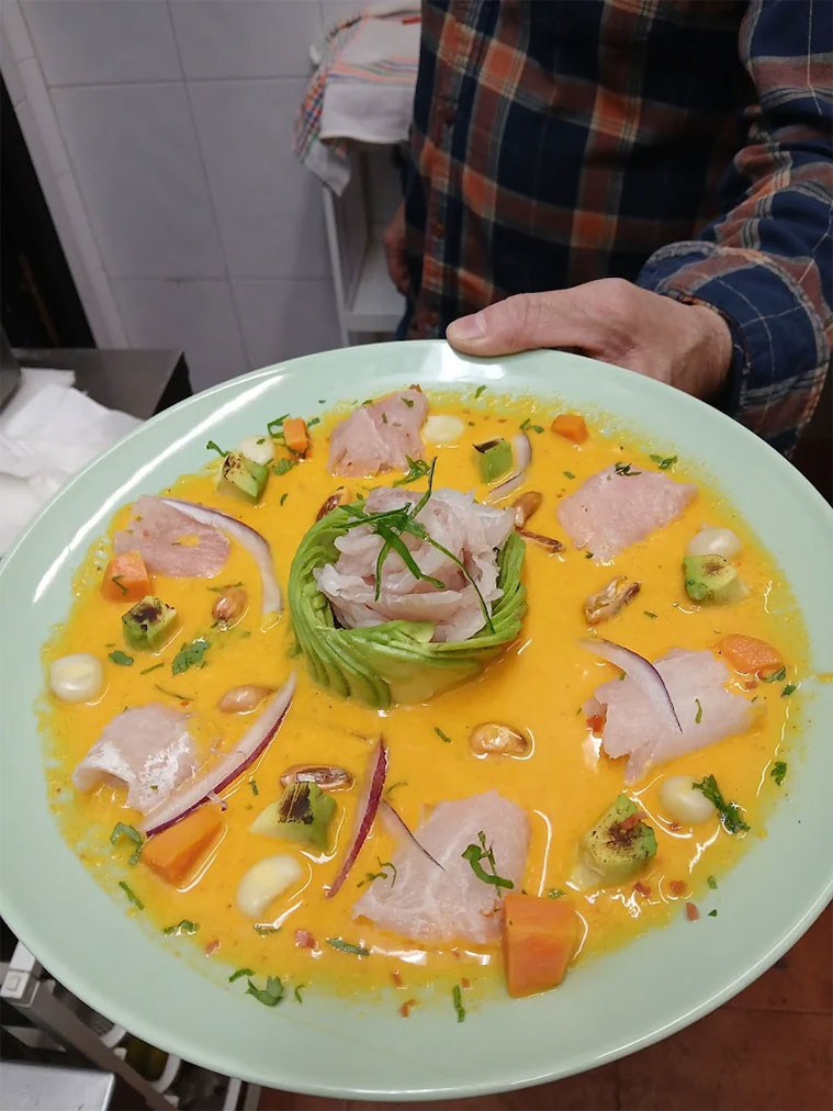Restaurante Perú Goza ceviche peruano