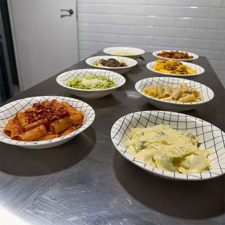 Restaurante Ragazzo platos de pasta