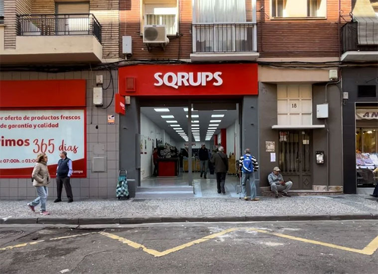Sqrups! Outlet Urbano Barrio de San José Zaragoza