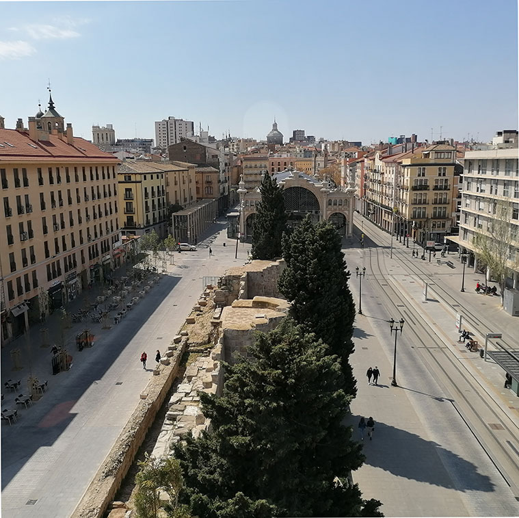 Visitando las Murallas de Zaragoza