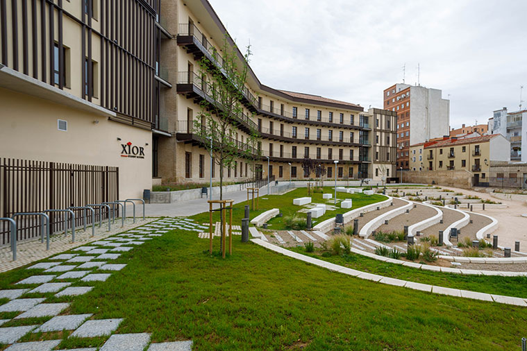 anfiteatro de la Residencia Universitaria Xior