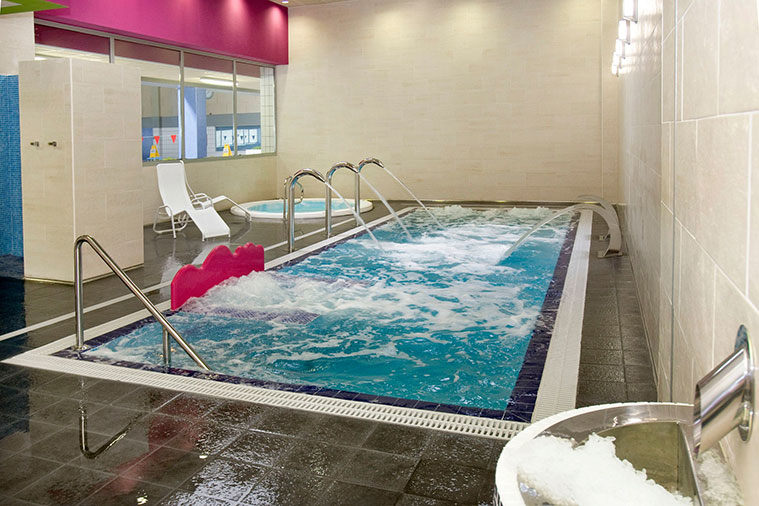 balneario urbano del Pabellón Siglo XXI de Zaragoza