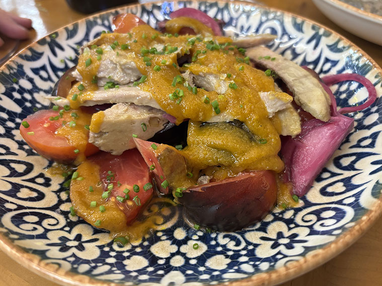 entrante en el Restaurante Birolla 4 