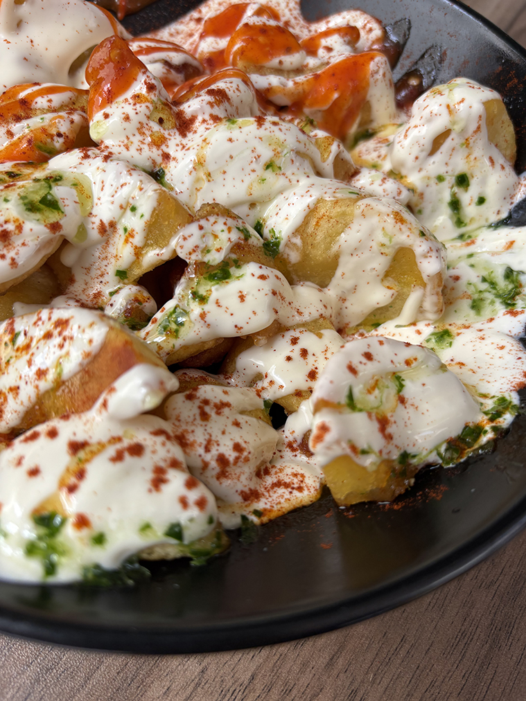 patatas en salsa aragonesa La Viña