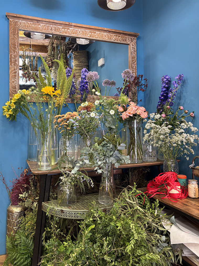 ramos alemanes en la Floristería El Buen Jardinero de Zaragoza