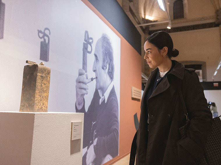  'Eduardo Chillida. Soñar el espacio', organizada por Fundación Ibercaja en La Lonja de Zaragoza