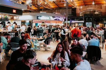 El Mercado Central acoge el Zentral Burger durante las Fiestas del Pilar