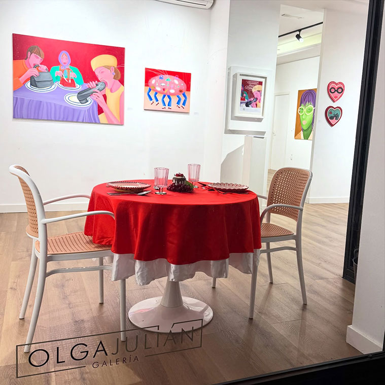 Exposición Casa Revuelta de Pezones Revueltos en la Galería Olga Julián Zaragoza