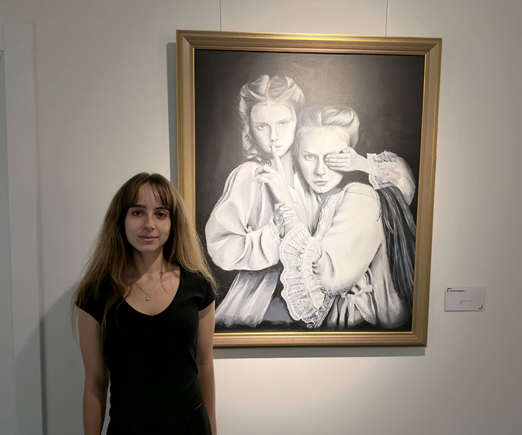 Exposición 'Evolución' de Alba Cantera en el Espacio Joven Ibercaja