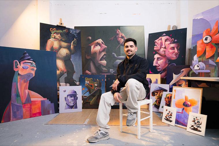 Exposición actual del Espacio Joven de Fundación Ibercaja