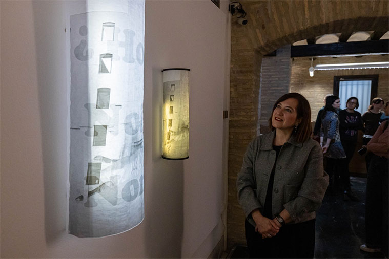 Exposición en Zaragoza A-pariciones de Belén Arévalo Torreón Fortea