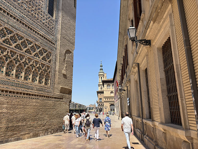Muro de la Seo y el Palacio Arzobispal de Zaragoza