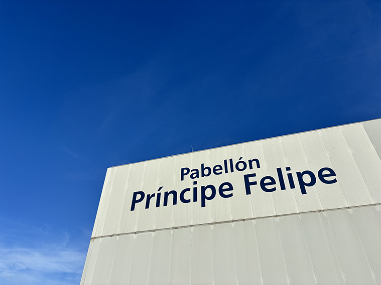 Vista exterior del Pabellón Príncipe Felipe