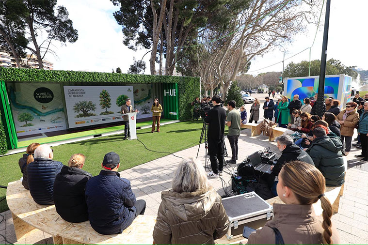 exposición Vive el Huerva Parque Grande