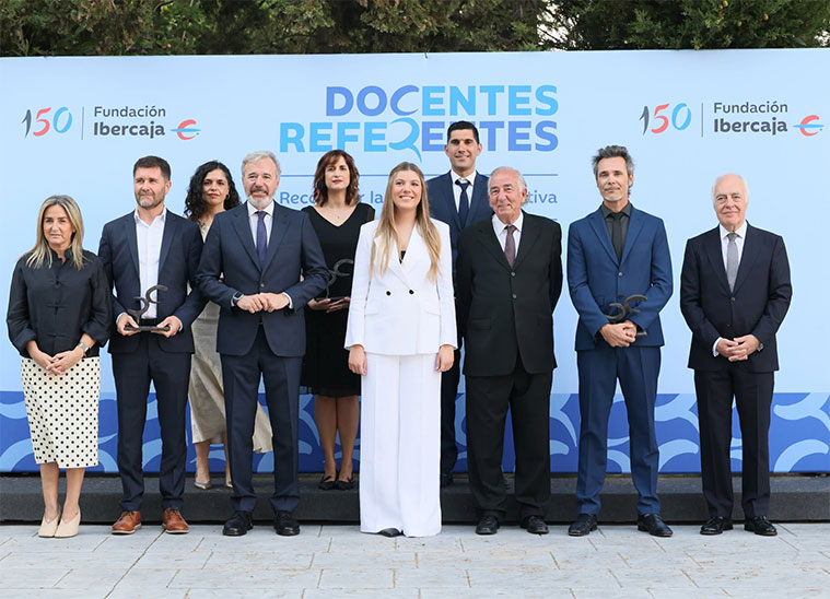 La infanta Sofía preside la entrega de las ayudas de la I edición de ‘Docentes Referentes’ de Fundación Ibercaja
