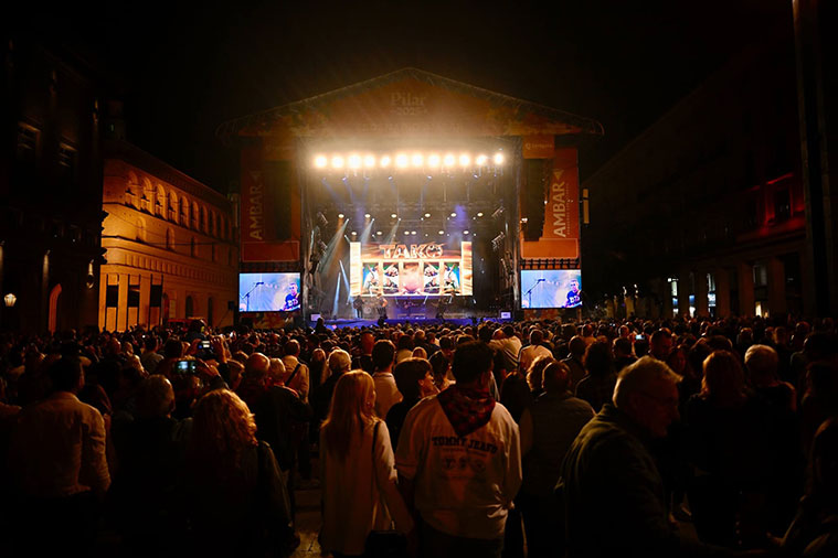 Conciertos gratuitos de la plaza del Pilar para los Pilares