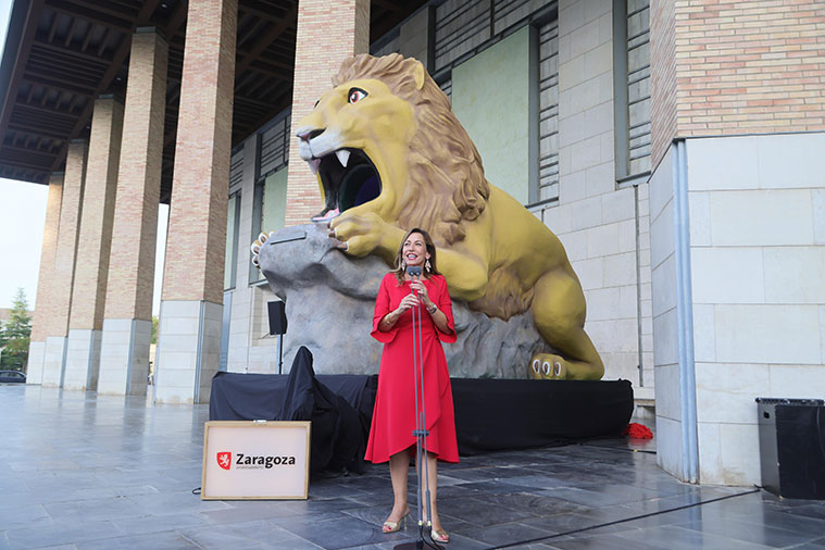 El León Garganchón en las Fiestas del Pilar 2025