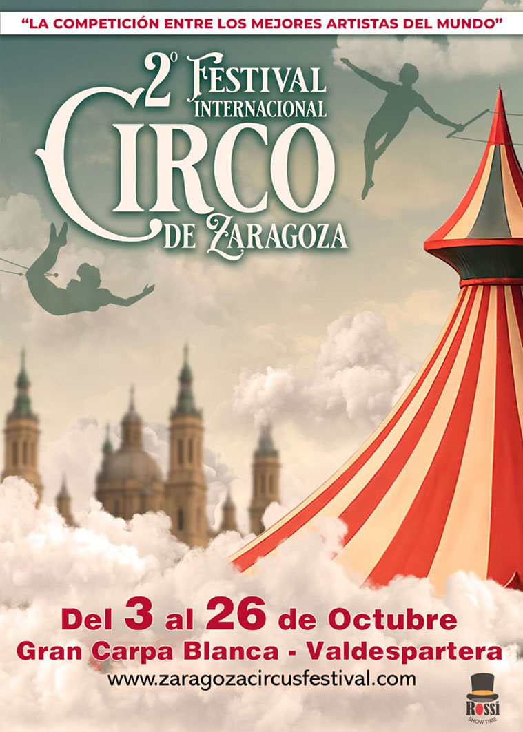 Festival Internacional de Circo en Zaragoza 2025 para las Fiestas del Pilar