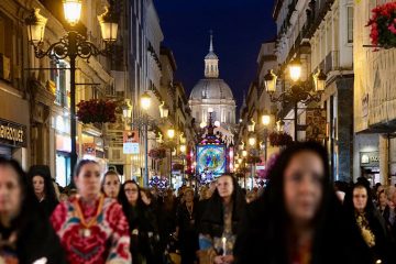 El Rosario de Cristal en las Fiestas del Pilar