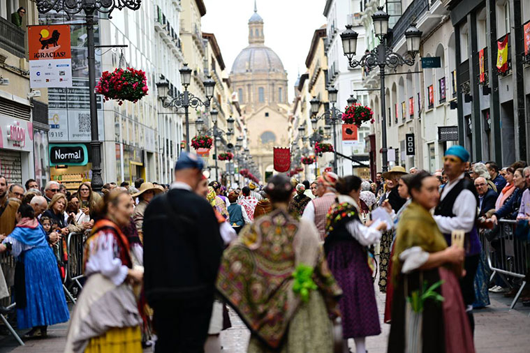 Ofrenda de Flores Fiestas del Pilar