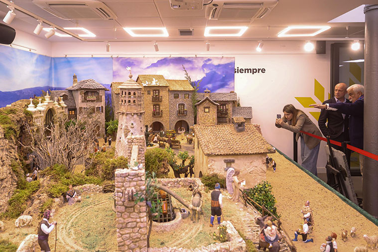 Belén del Mercado Central de Zaragoza