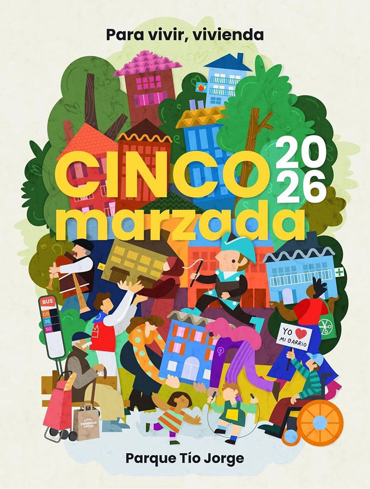 Cartel Cincomarzada 2026 en Zaragoza