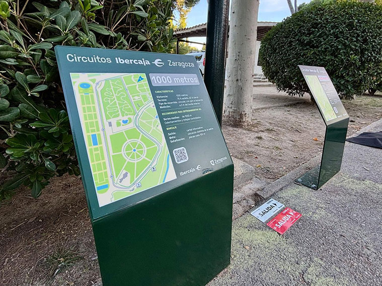 Circuitos de running en el Parque Grande José Antonio Labordeta