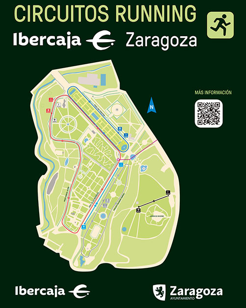 Circuitos de running por el Parque Grande José Antonio Labordeta
