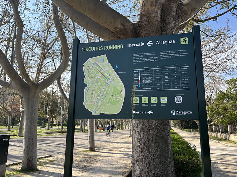 Circuitos de running por el Parque Grande José Antonio Labordeta