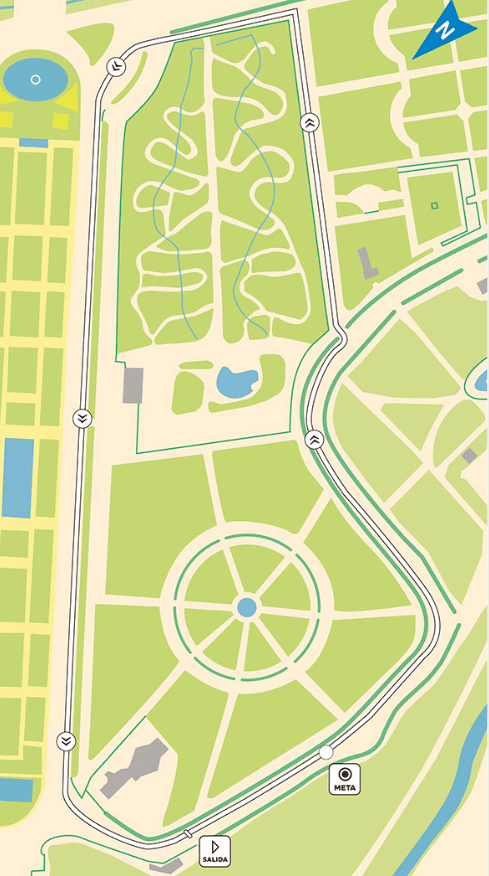 circuito de 1.000 metros