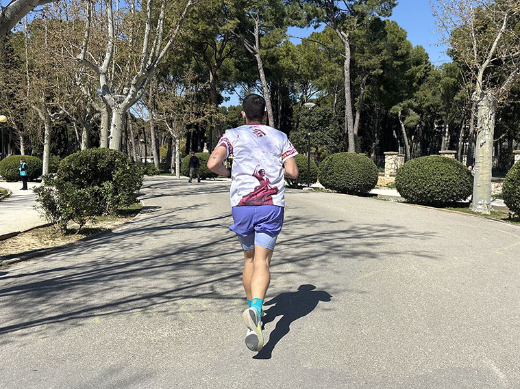 circuitos running en el parque grande