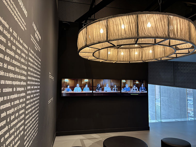 sala de proyección 'Interior Berlanga', en CaixaForum Zaragoza