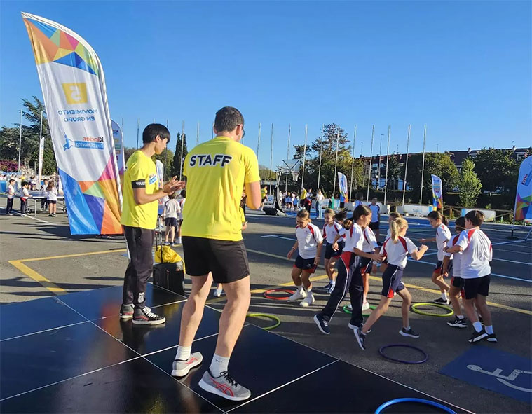 Kinder Joy of moving Experience Plaza del Pilar Zaragoza