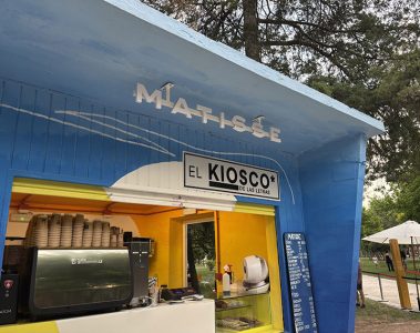 Kiosco de las Letras, en el Parque Grande de Zaragoza