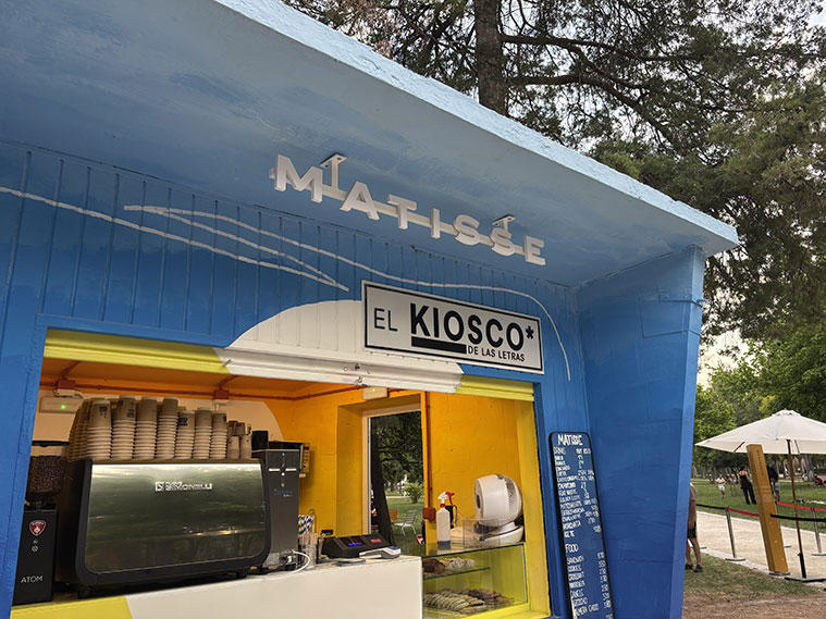 Kiosco de las Letras, en el Parque Grande de Zaragoza