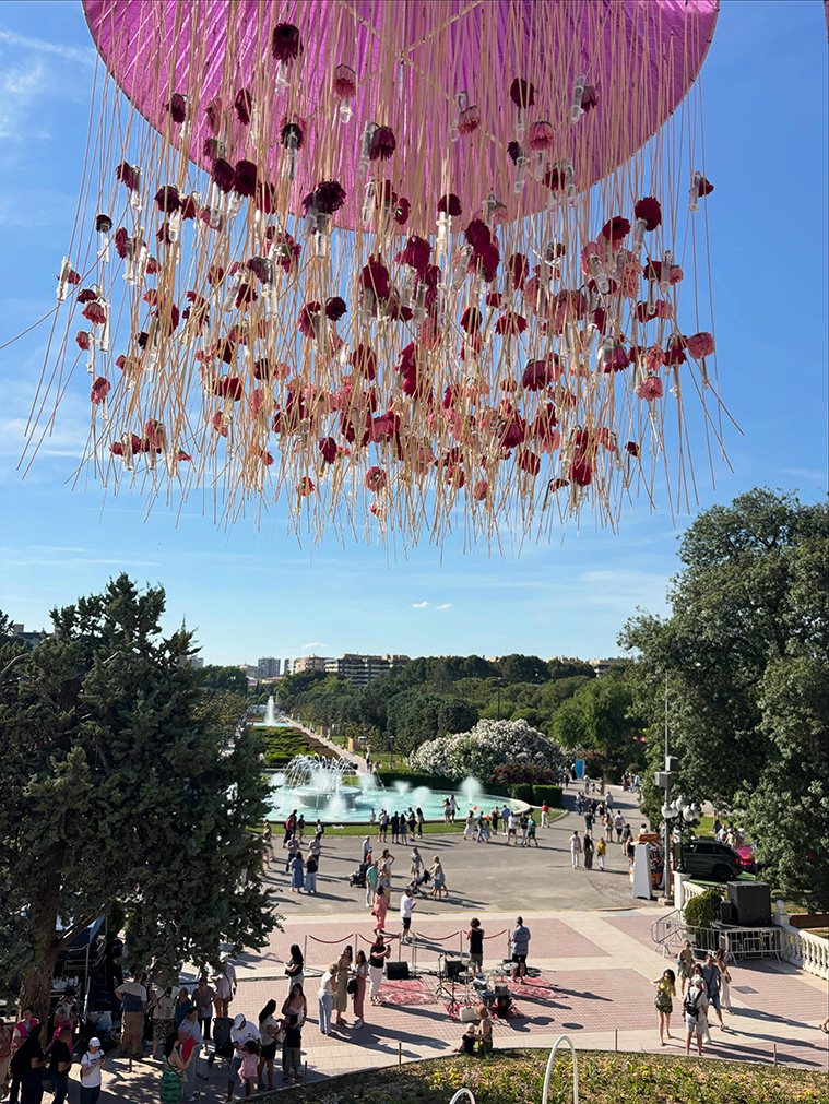 Zaragoza Florece Escaleras del Batallador Parque Grande