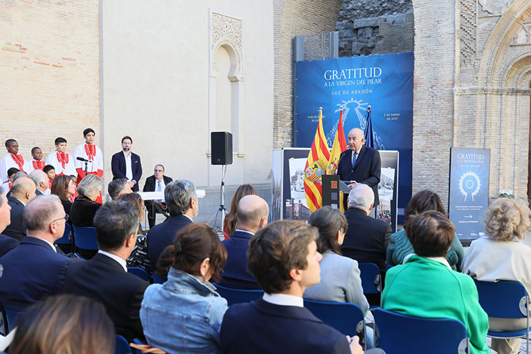 Luz de Aragón: la exposición sobre la Virgen del Pilar en la Aljafería de Zaragoza