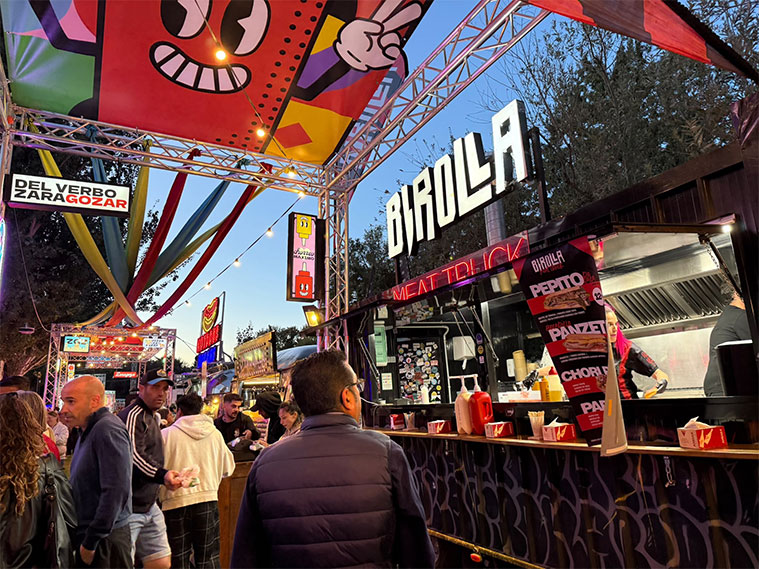 Festival de Food Trucks en las Fiestas del Pilar