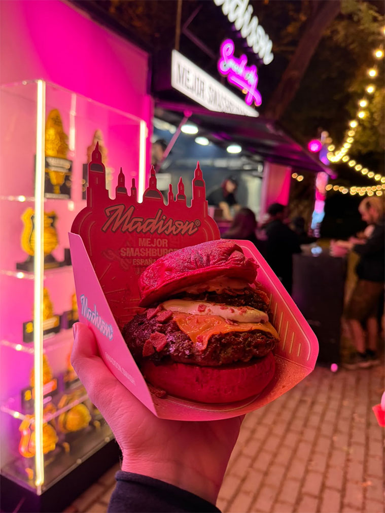 Plato de uno de los puestos del Festival de Food Trucks de Zaragoza
